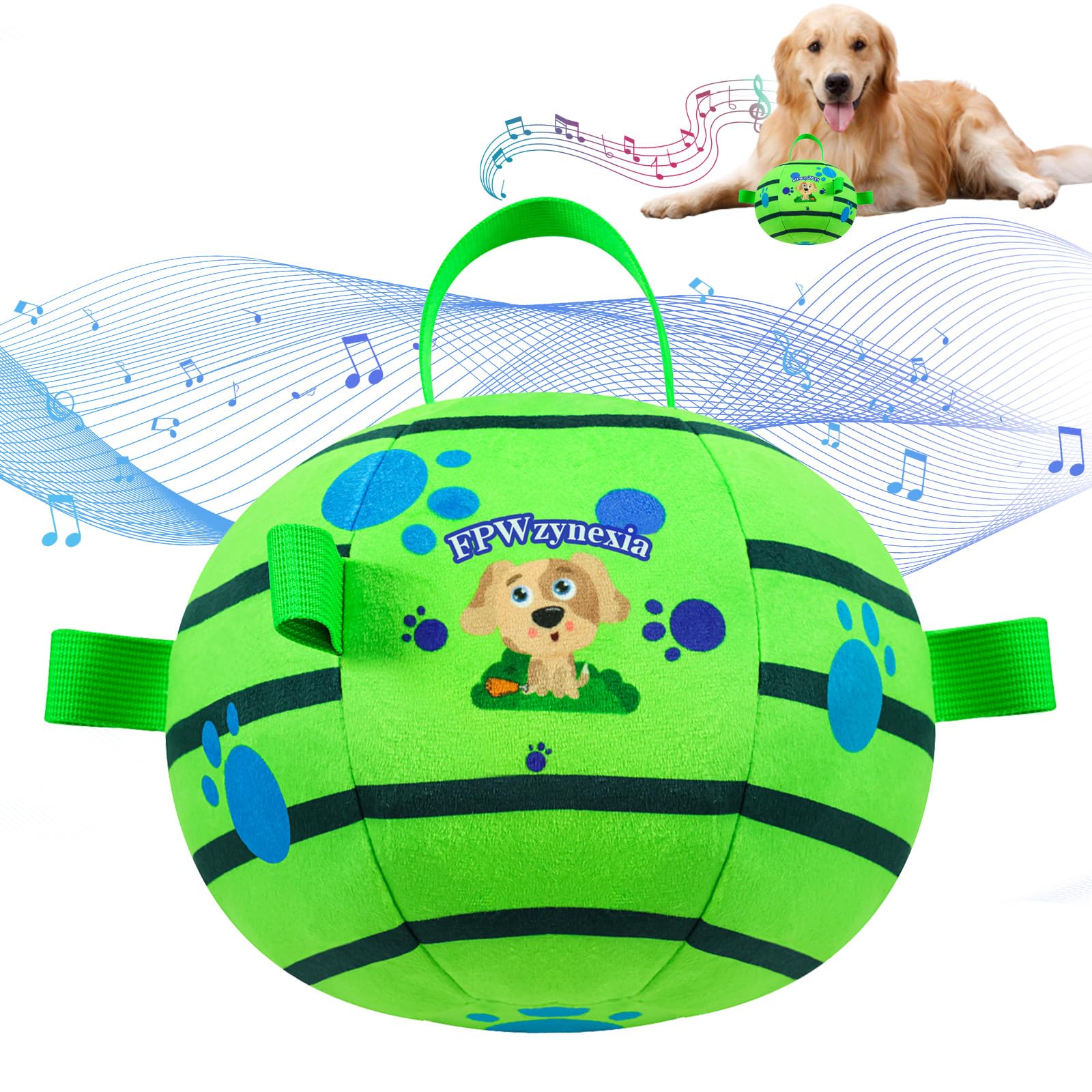Interactive Dog Toys Remote Control Dog Balls with Jumping Rolling Moving Functions - Includes a Vibrating Dog Ball