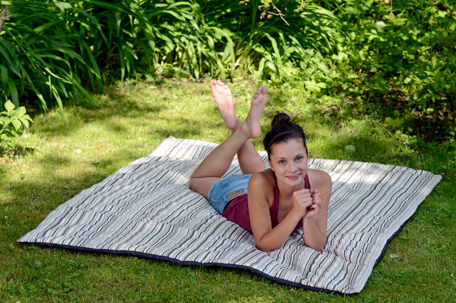 Amazonas picknickdeken molly cacao 175 cm x 135 cm kopen