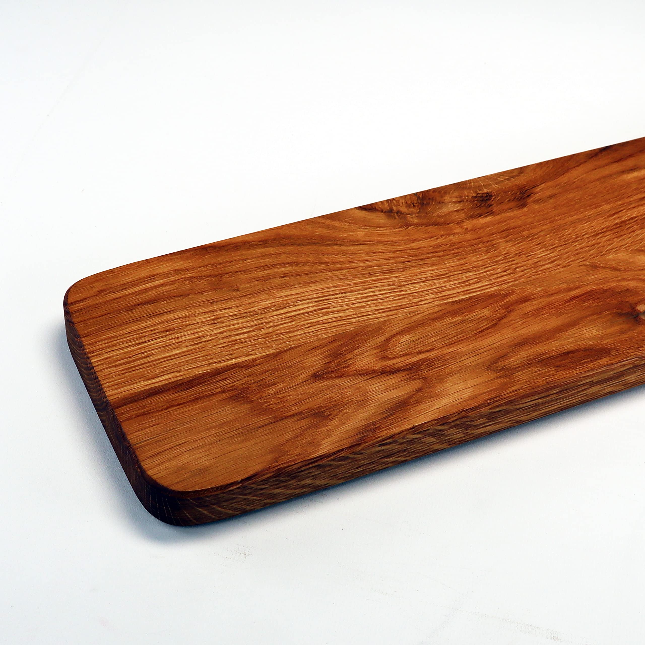 Palatina Werkstatt Planche à fromage avec poignée stable en forme de bouteille de vin 65 x 13,5 cm Fabriqué à la main