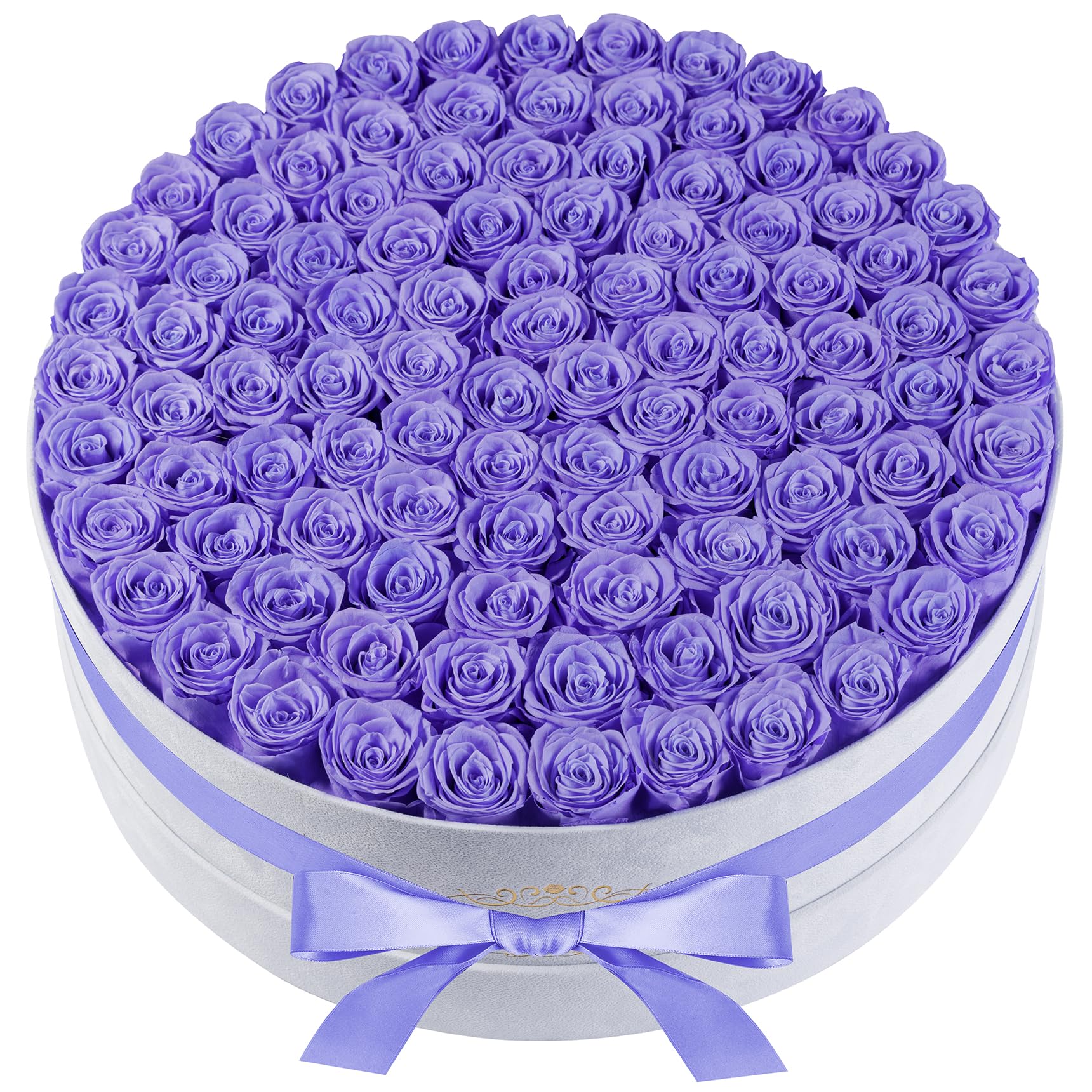 Luxury Preserved Roses 100 Roses Velvet Box