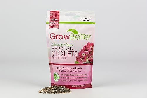 Fertilizante natural y orgánico para violetas africanas