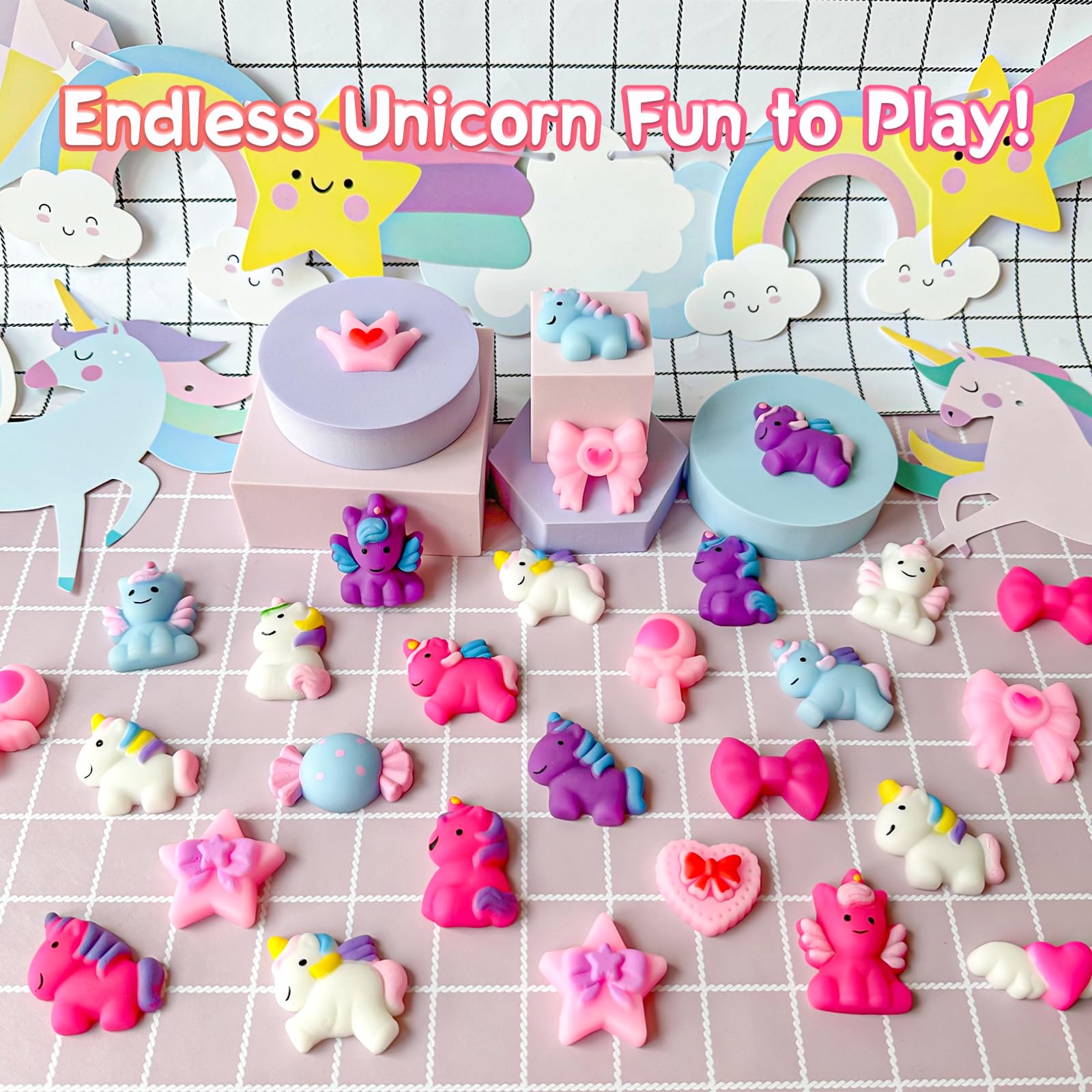 Amazon.co.jp: UUSYCUN ユニコーン もちもち スクイッシー