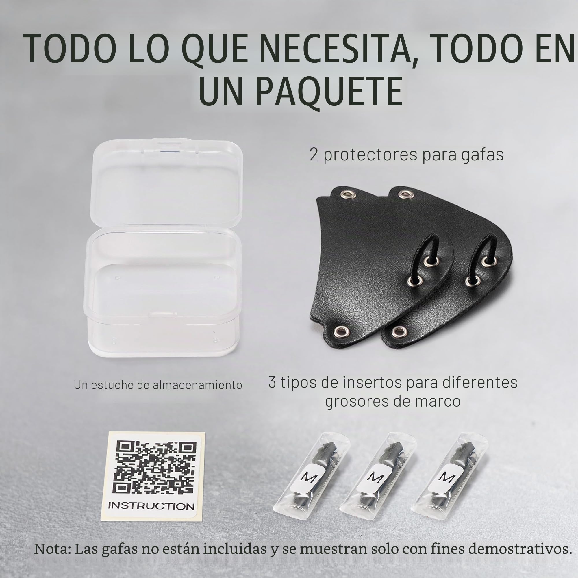 Negro Protector lateral desmontable para gafas de sol, protector lateral de cuero para proteger sus ojos, protector lateral universal