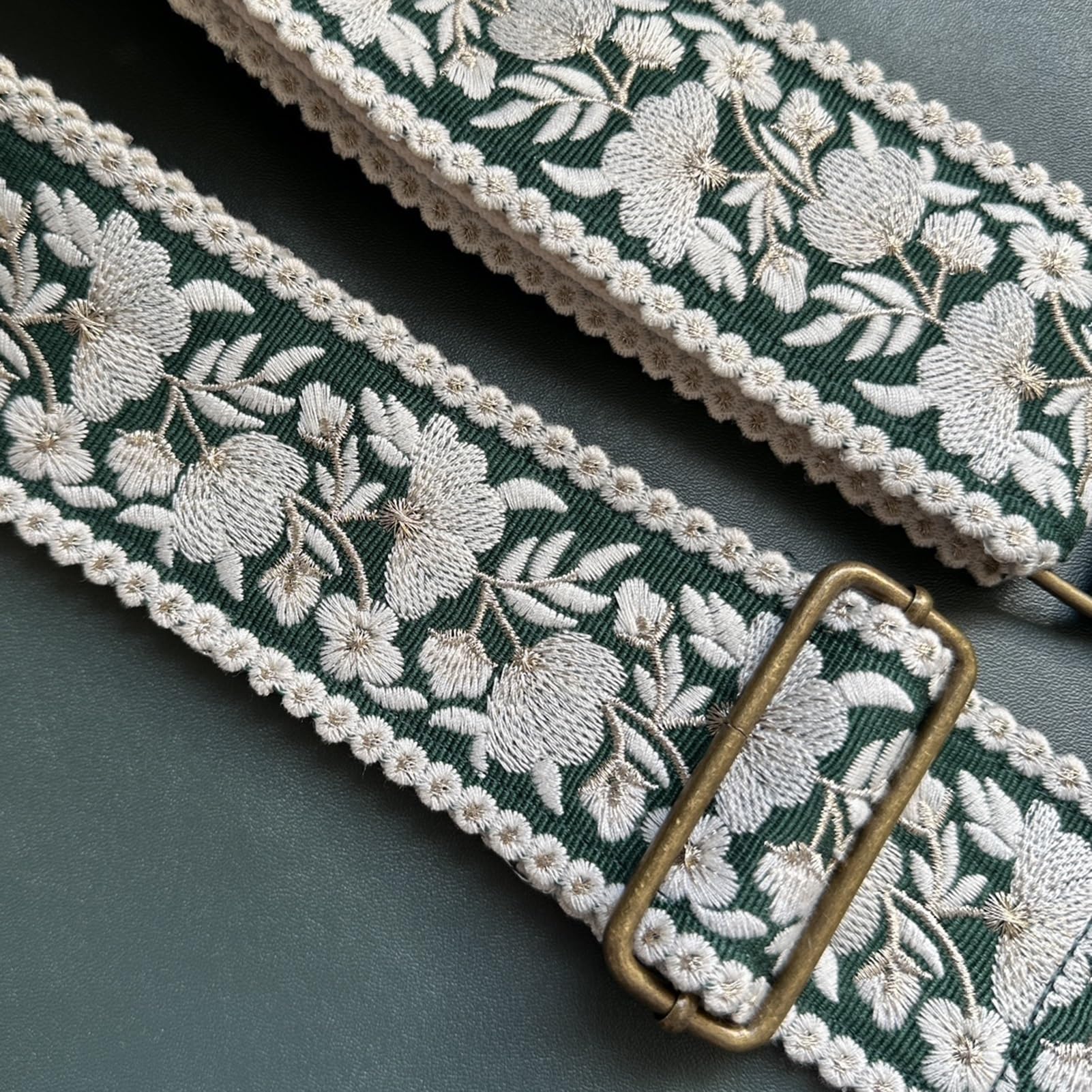 Correa De Guitarra Correas de Guitarra Bordadas en Jacquard de 2,3" a Mano para Bajos, Guitarras eléctricas y acústicas