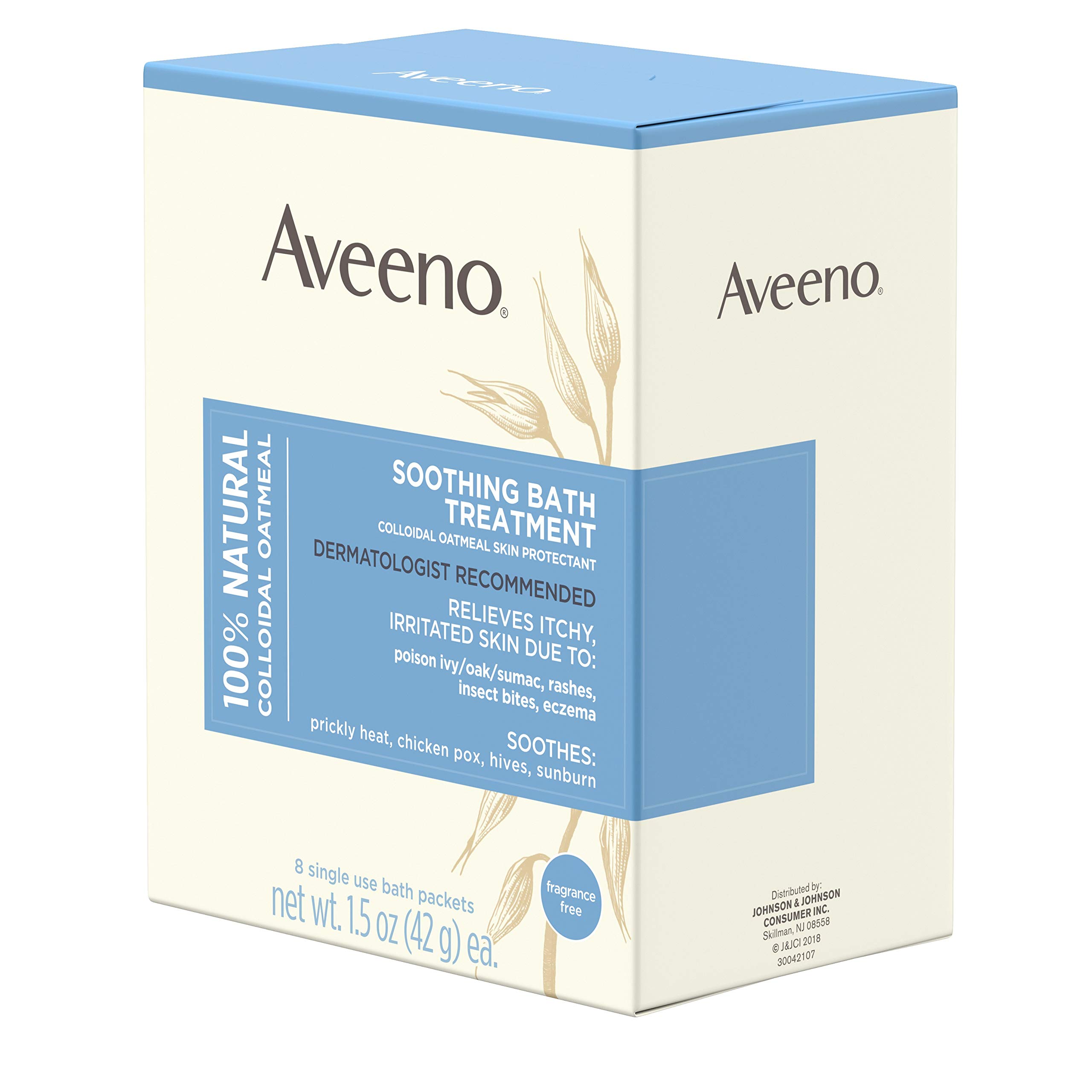 Aveeno Soothing Bath Treatment with 100 Natural Colloidal Oatmeal for
