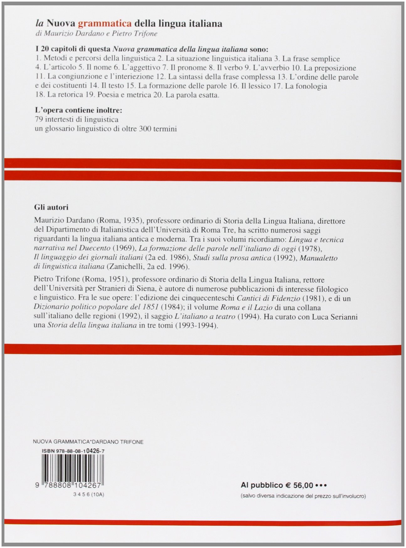 La nuova grammatica della lingua italiana
