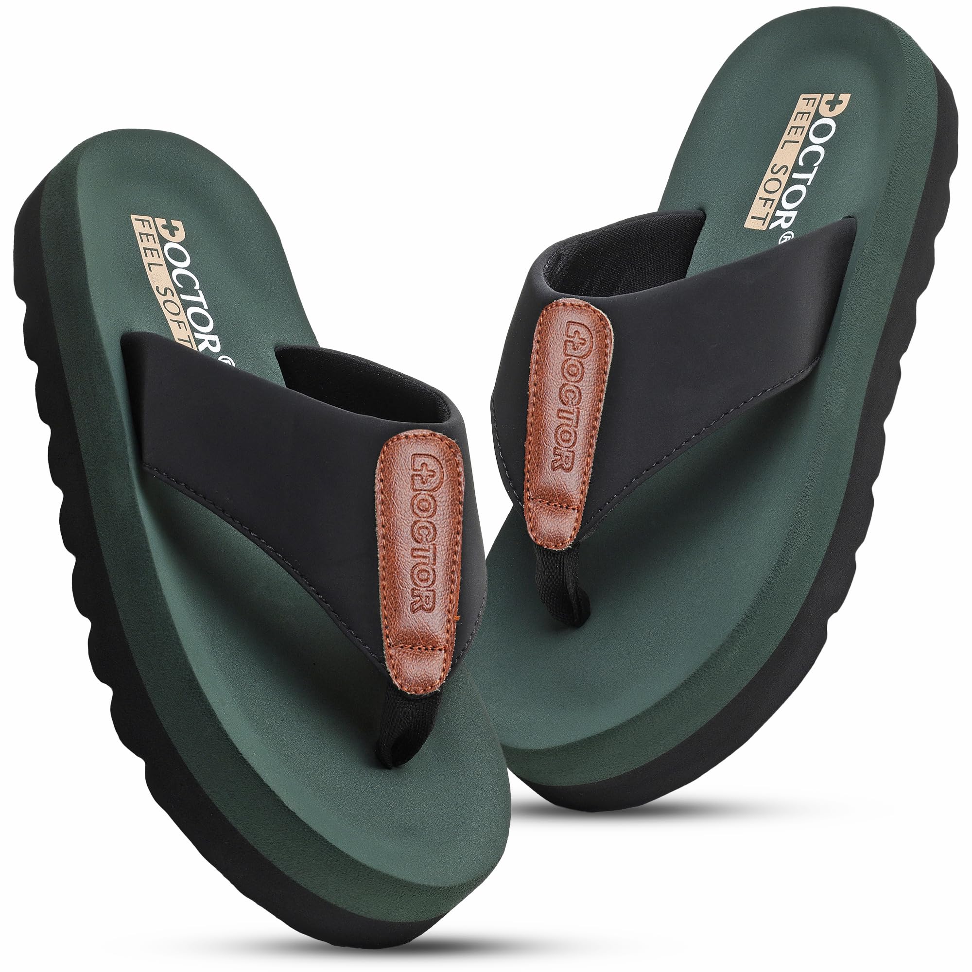 Men’s Cushioned Flip Flops | Soft Comfortable Thong Slippers for Everyday Wear | Lightweight Anti-Slip Casual Beach Sandals for Indoor Outdoor Use-image-26