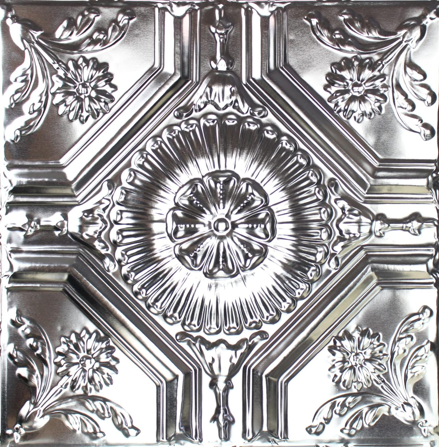 5 pcs of Tin Ceiling Tiles #123, Unfinished Nail-up