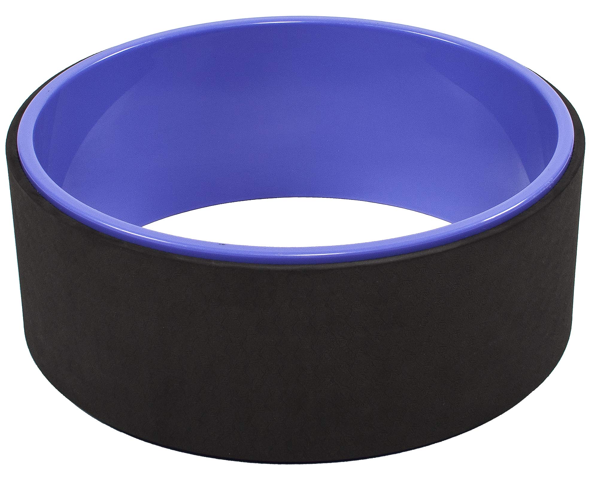 Signature Fitness BalanceFrom Yoga Wheel for Stretching Dharma Yoga Prop Wheel, Comfortable Support for Yoga Poses and Backbends, Purple