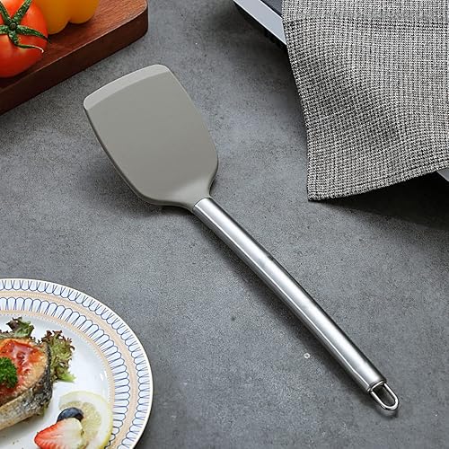 Miniatura 9 de Berglander Skimmer, colador de silicona antiadherente, desnatadores de cocina para utensilios de cocina antiadherentes, apto para lavavajillas,