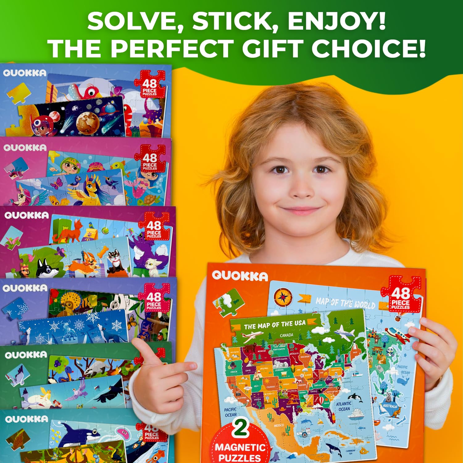 Amazon.co.jp: QUOKKA Magnetic Puzzles for Toddlers 4-6 Years Old