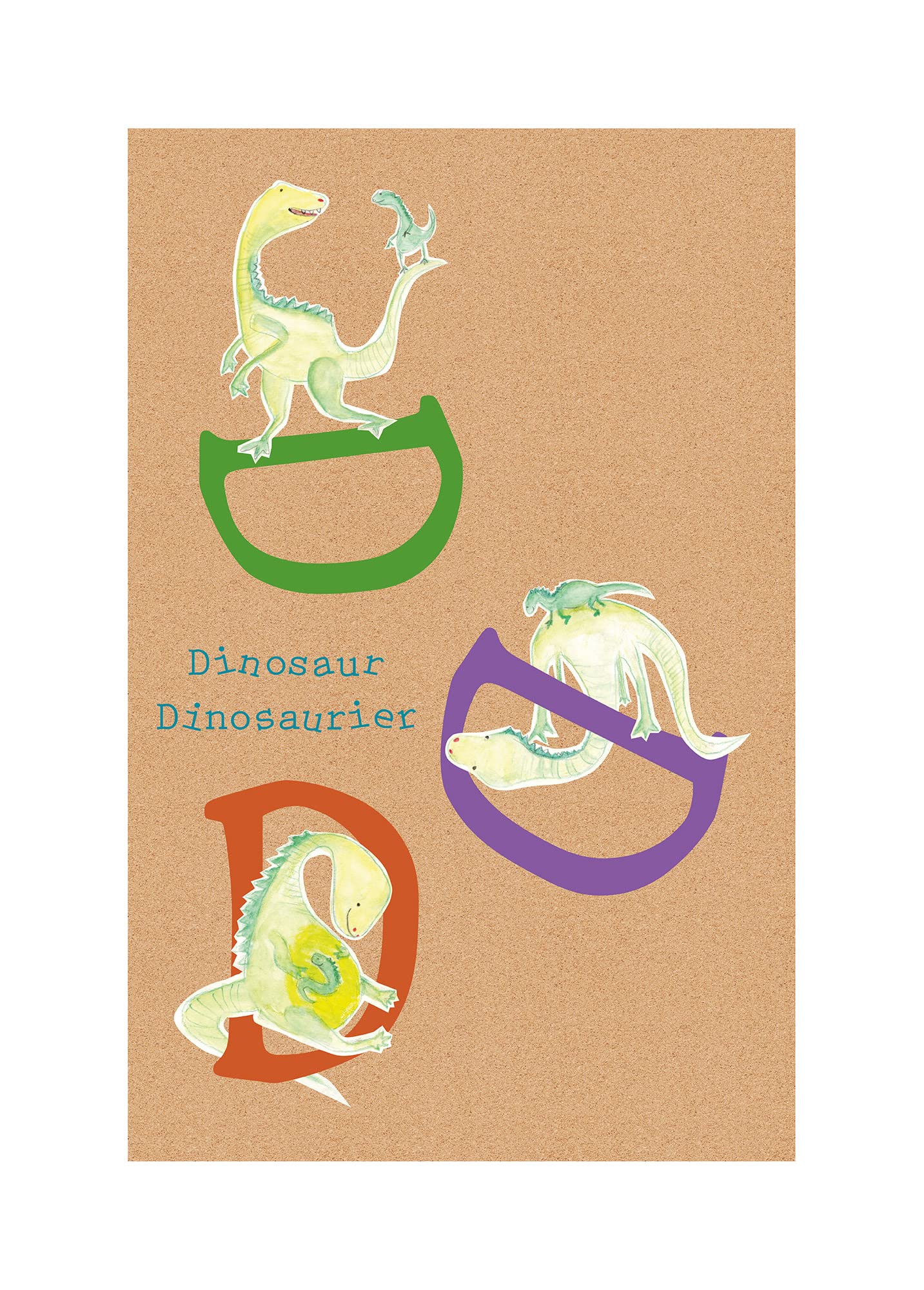 Image murale ABC Animal Komar 50 x 70 cm sans cadre Pure Boutique