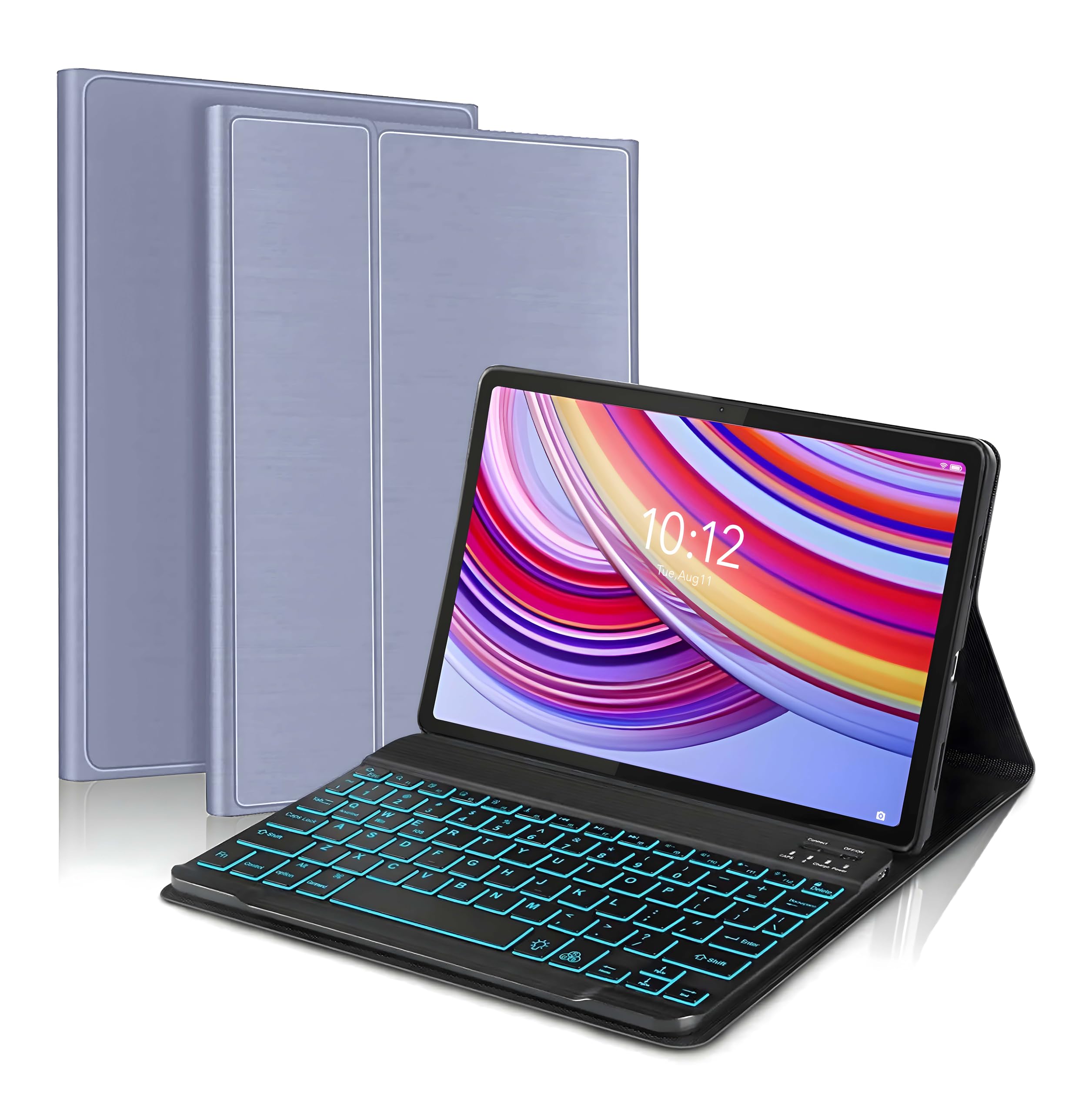 ProElite Keyboard case for Redmi Pad Pro 12.1 inch, Magnetic Detachable Wireless Bluetooth Keyboard Built-in 7-Colors Backlit, Lavender (B0DG579P73) Amazon Price History, Amazon Price Tracker