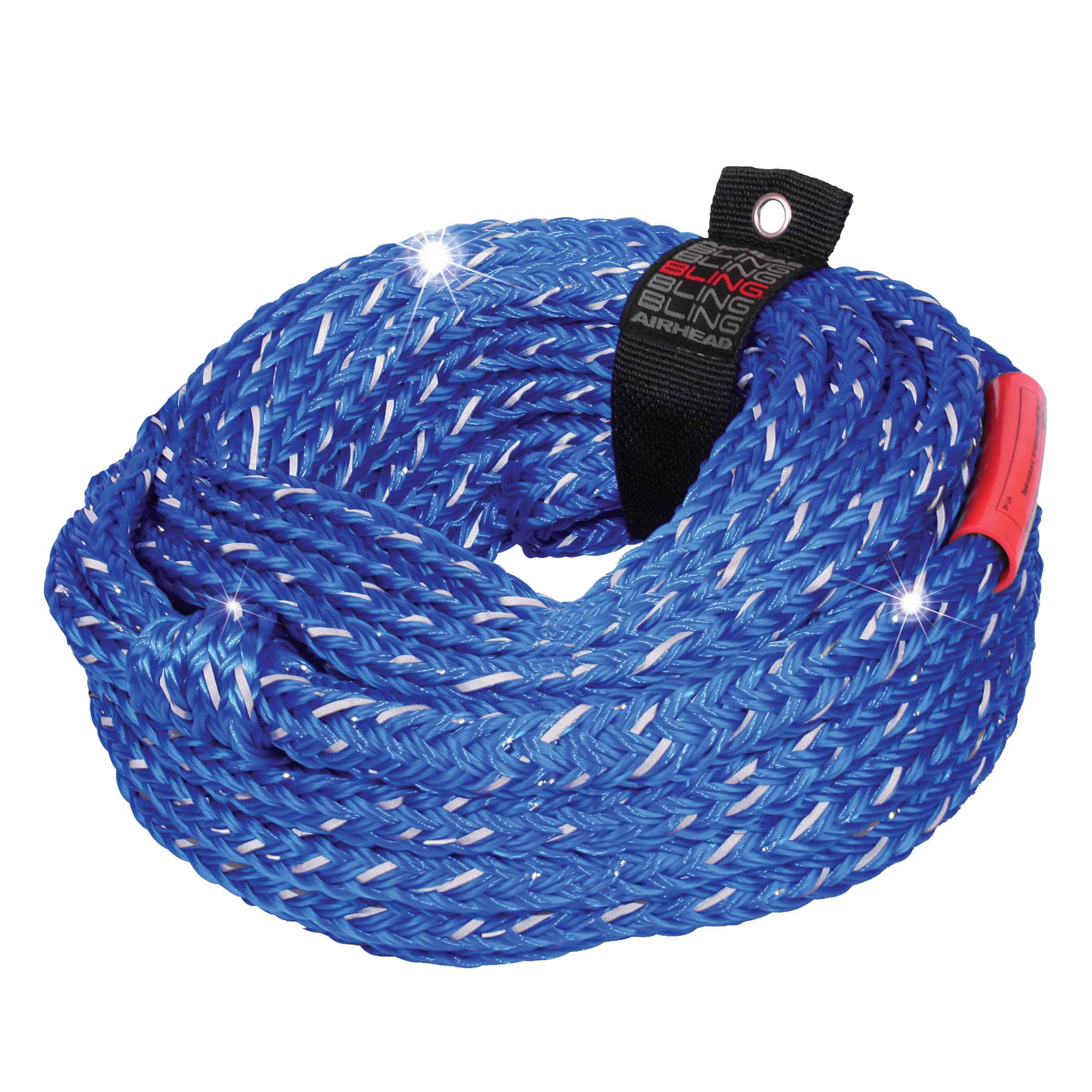 Airhead Bling Tow Rope for 1-6 Rider Towable Tubes, Water Skis, Wakesurf Boards and Wakeboards, Multiple Sizes Available