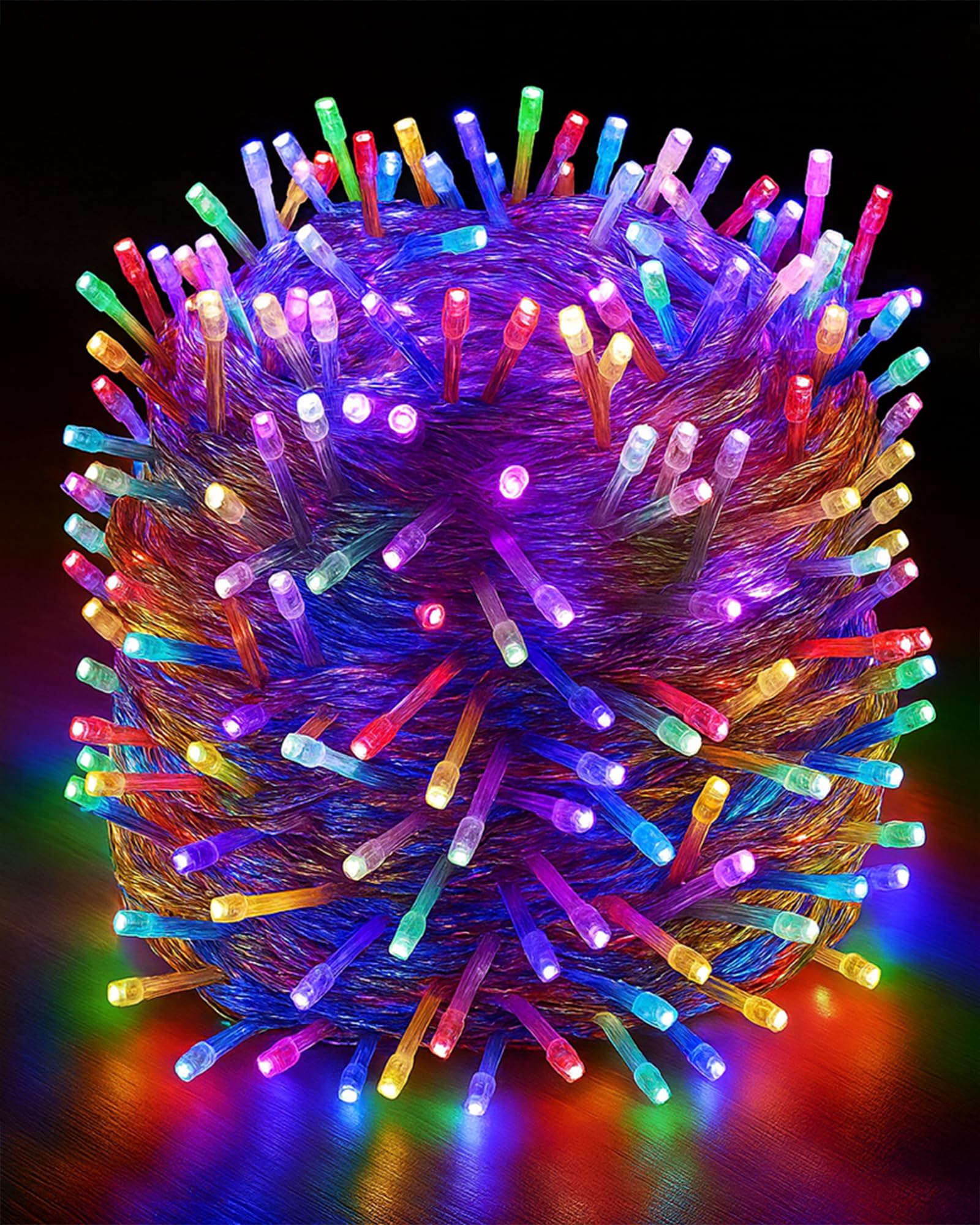 Homesake® Premium 600 Led 100 Meter String Lights for Decoration, Outdoor Indoor 8 Modes Bright Fairy Light Festive Decor, Party Wedding Christmas Tree Light Corner for Home (Multi-Color),100 Meters