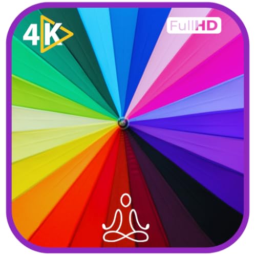 Neon Glow Shift: Dynamic Color Changing Screensaver for TV