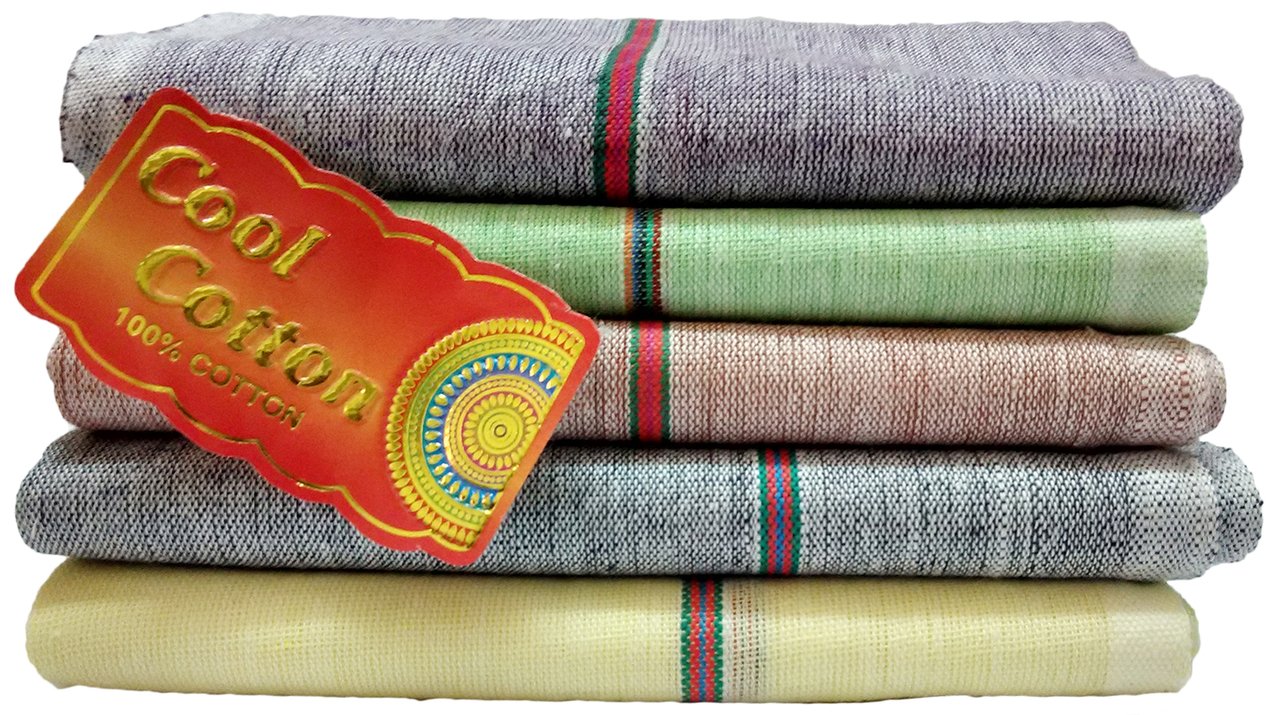 fancyadda Men's Cotton Handkerchiefs (Pack of 5, Multi-Colored)-picture-44