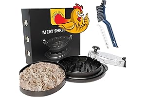 Effortless Chicken Shredder with Twist Action for Tender Meat