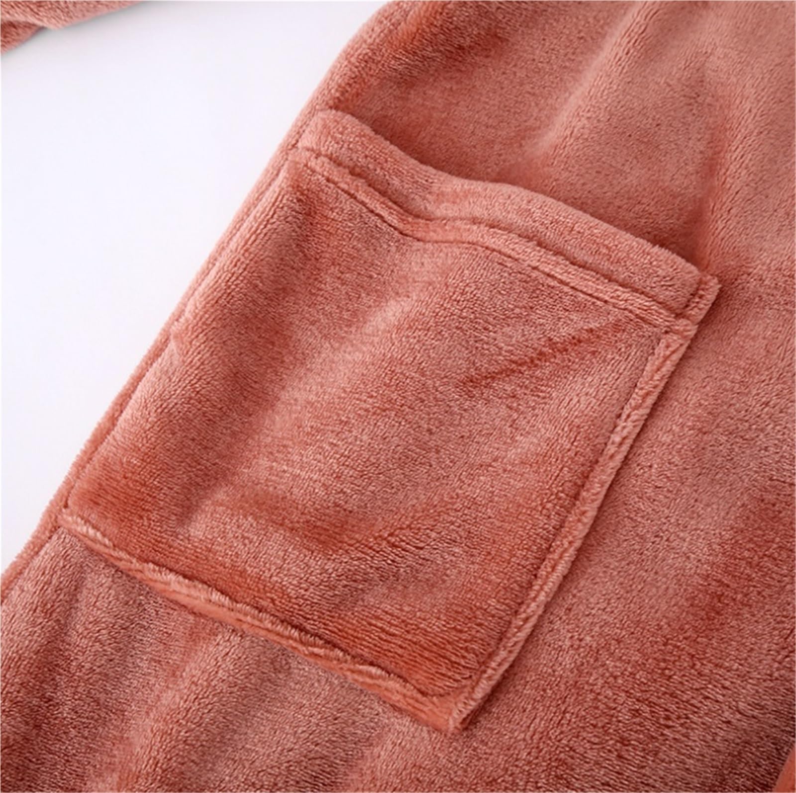 Albornoz Para Viajes Piscina Bata De Felpa Lana Unisex Suave Y Esponjosa Larga Con Bolsillos Albornoz Cálido Invierno Ropa De Dormir