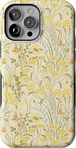 Miniatura 977 de Casely Funda para iPhone 13 Pro Max Jardín dorado Floral de girasol amarillo Compatible con MagSafe Diseño protector audaz Jardín Dorado