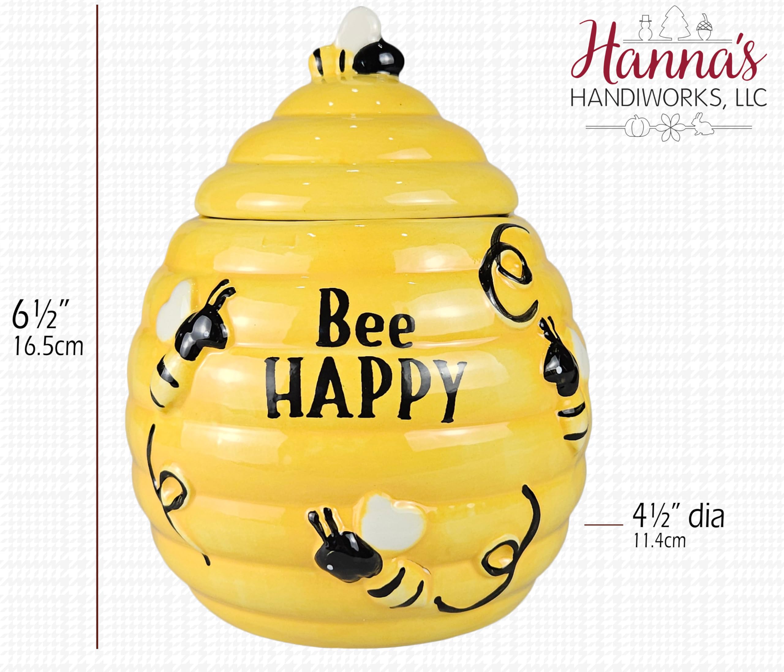 Amazon.com: Hanna's Handiworks Bee Happy Honey Hive Mini Cookie