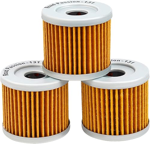Miniatura 2 de Road Passion 1651005240 Filtro de aceite para SUZUKI LT125 1983-1987 LT185 1984-1987 LTZ90 QUADSPORT 2007-2009 (paquete de 3)