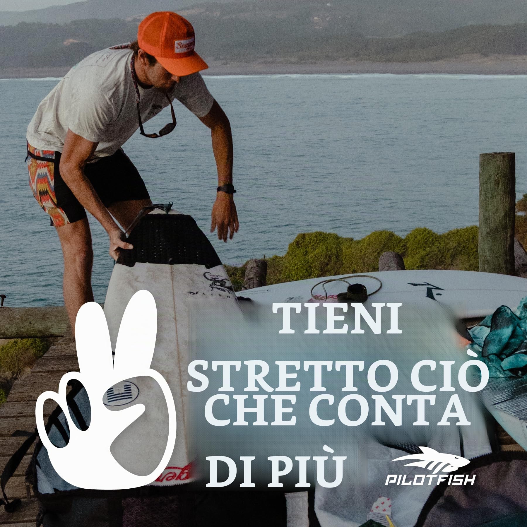 Pilotfish Cinturino per occhiali da sole in cotone premium - Molteplici opzioni di design - Supporto per occhiali da sole morbido e resistente
