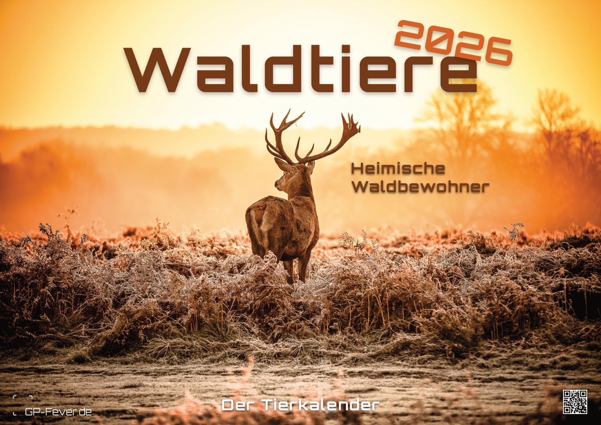 Waldtiere - Heimische Waldbewohner - Der Tierkalender - 2026 - Kalender DIN A2: Der Wandkalender mit den schönsten Waldtier-Motiven für das Jahr 2026 im extragroßen Format DIN A2 (ca. 60 x 42 cm)!