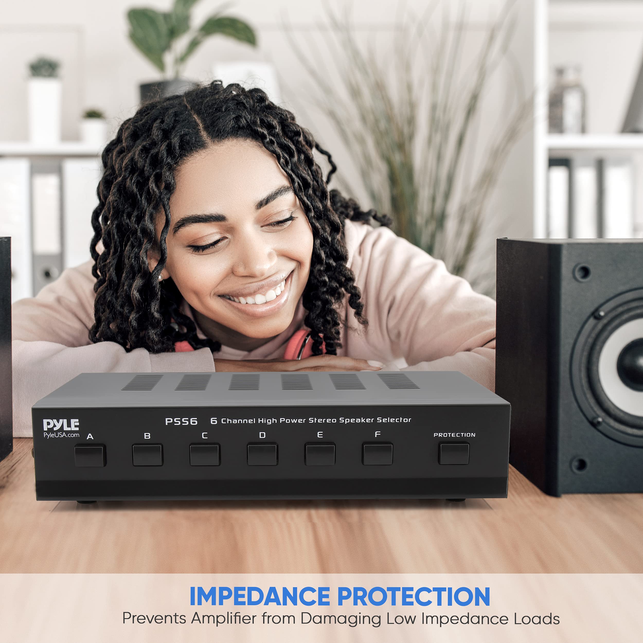 Premium New and Improved 6 Zone Channel Speaker Switch Selector Switch