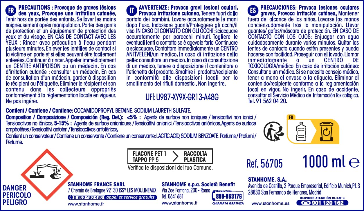 Degreaser Sgrassatore Sgrassatore Concentrato Multisuperfici - 2 Pezzi X 1000 Ml