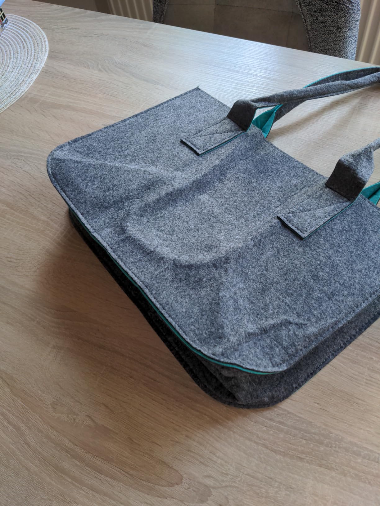 Filz Einkaufstasche Klein Faltbar Filztasche Mit Fächern ASFWAGQ