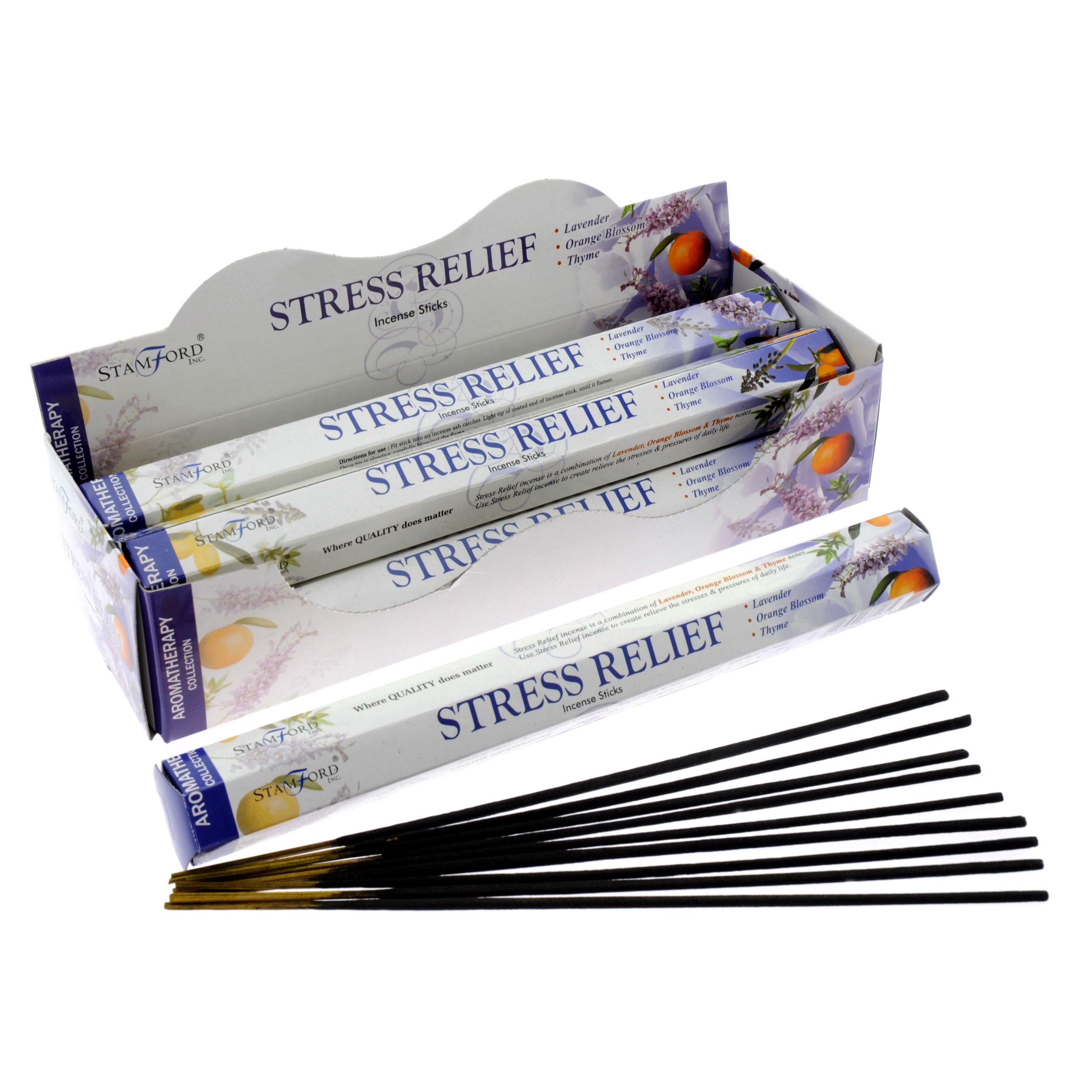 Stress Relief Incense Set 6 Packets Elements Sticks