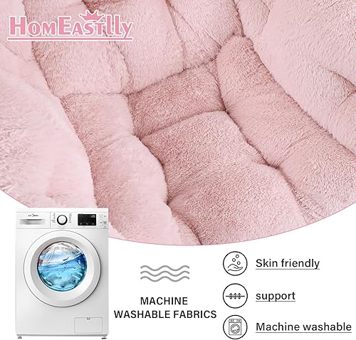 Miniatura 7 de Silla perezosa grande con otomana, silla de lectura decorativa con una almohada, acogedora silla de salón con reposabrazos, sofá de ocio para sala