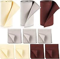 Vista 12 de 10 piezas de kit de paños para pulir zapatos con aplicadores para brillo, paños de limpieza para zapatos de cuero y botas, paños de microfibra