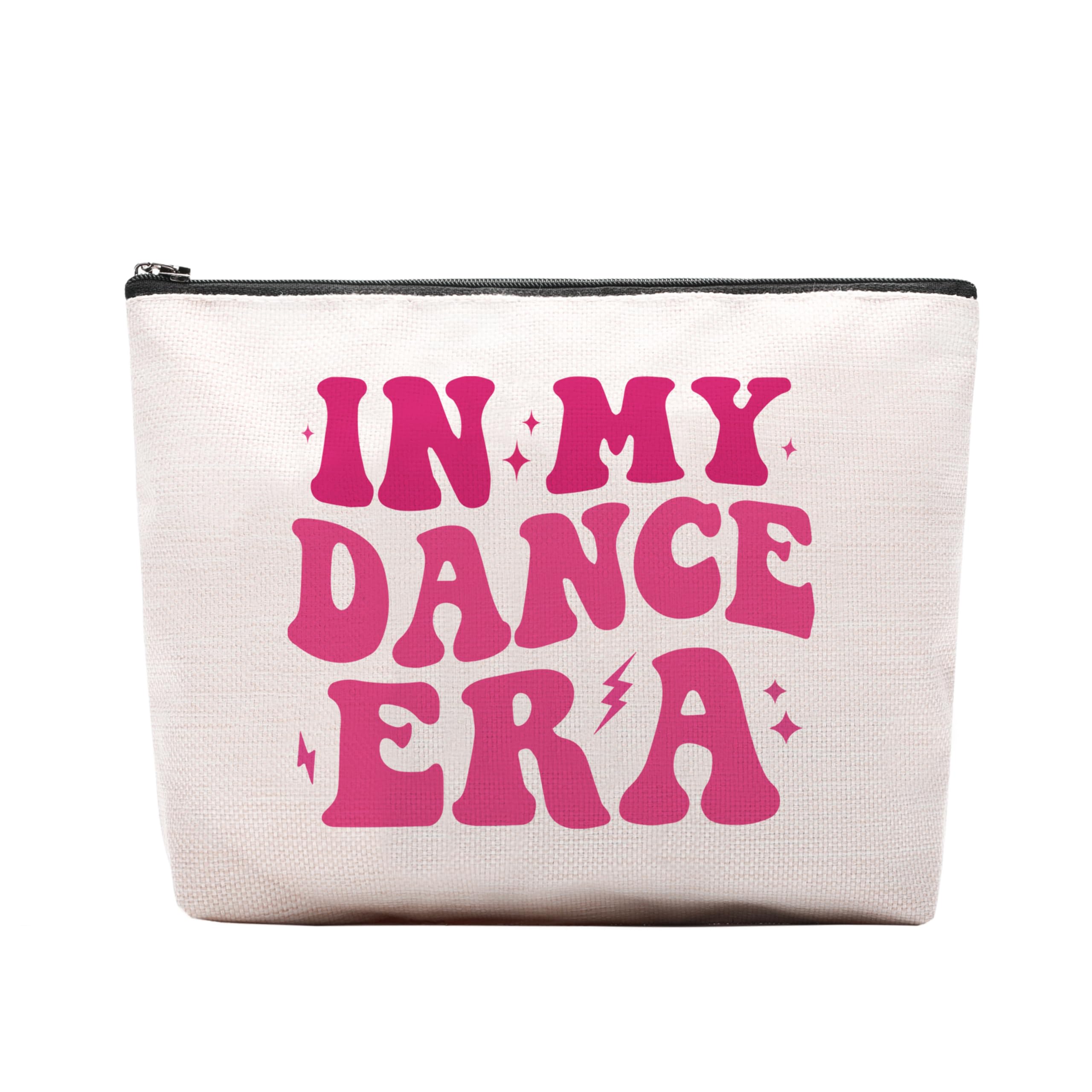 Dancer Gifts Makeup Cosmetic Bag, In My Dance Era Gifts for Dancers Women, Dance Team Coach Teacher Gifts, Birthday Gifts Dance Bag Stuff for Women