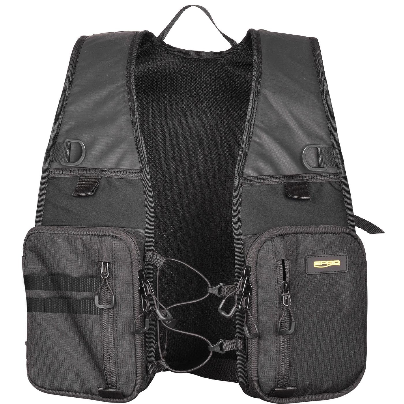 Spro Active Pack 15 42 x 26 x 12 cm – Borsa da pesca per esche artificiali, giubbotto da pesca con tasche, zaino da pesca, borsa per esche artificiali