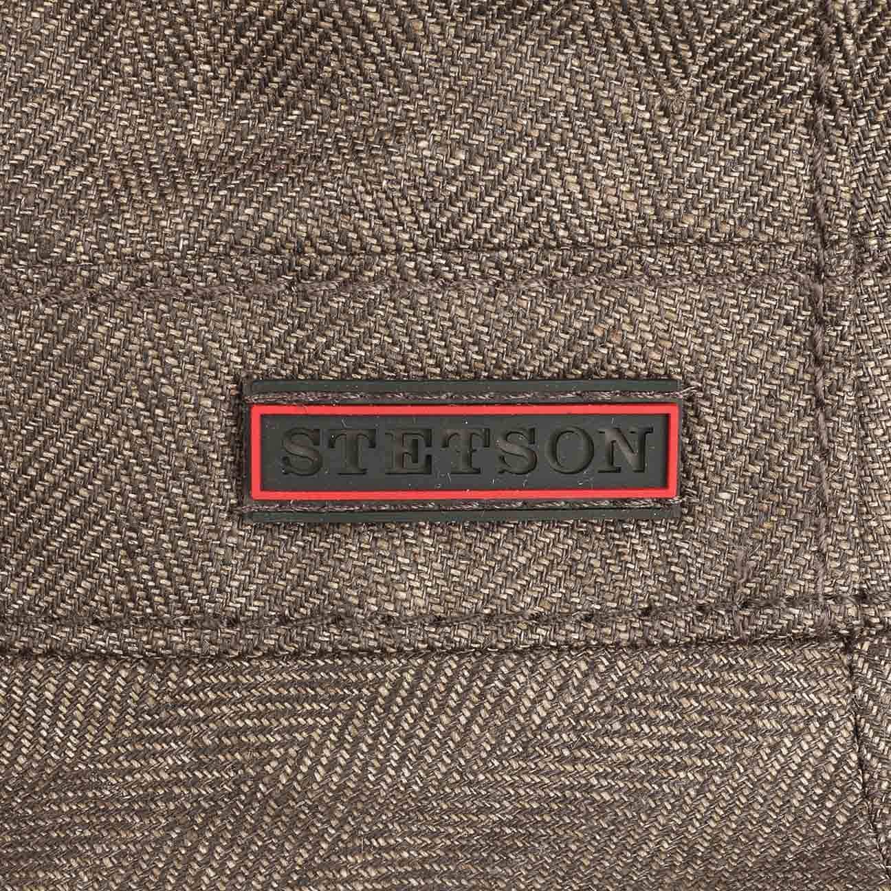 Stetson Powlekany lniany kapelusz męski - wędkarstwo wędkarskie z podszewką lato wiosna-lato