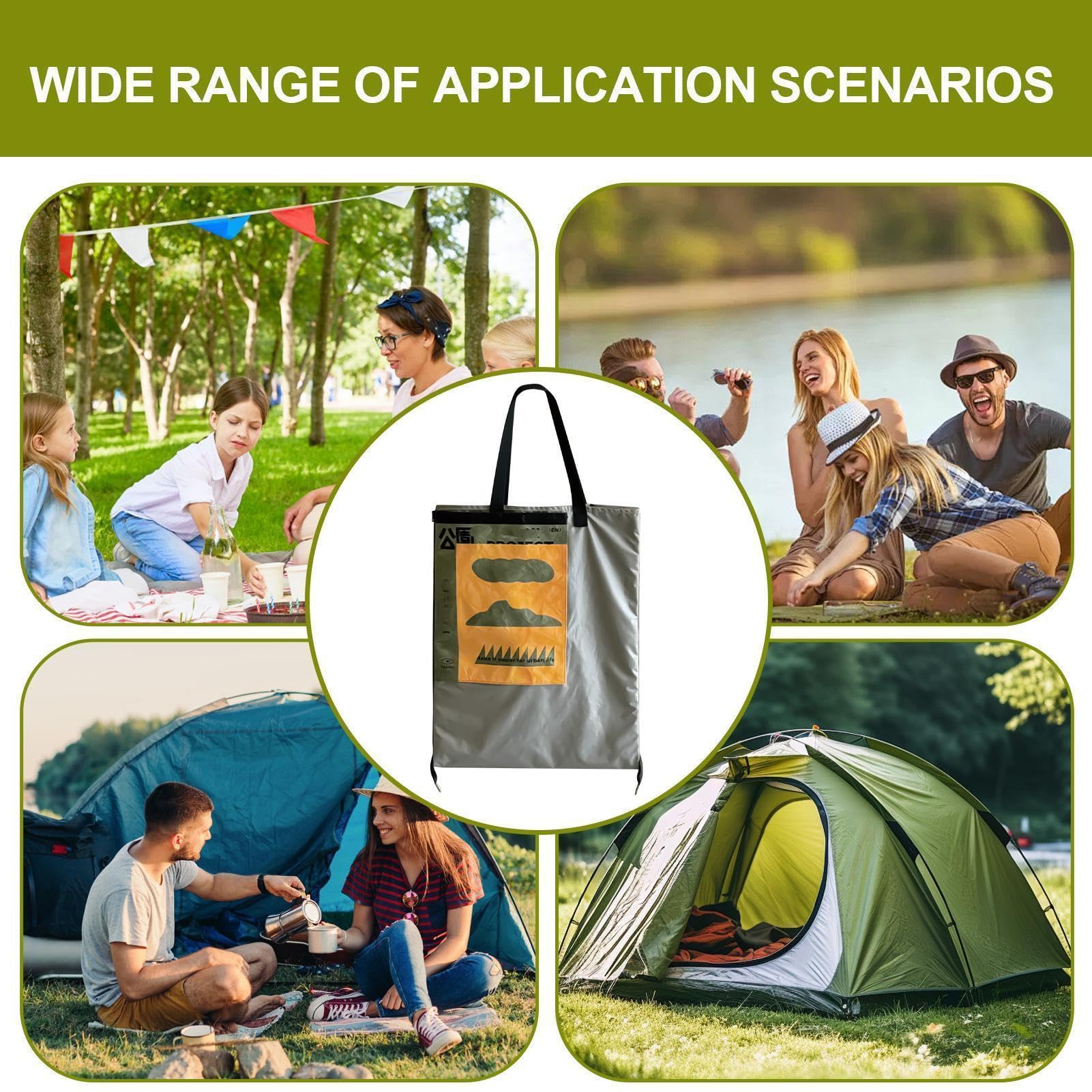 Mantas De Picnic Manta Plegable Portátil