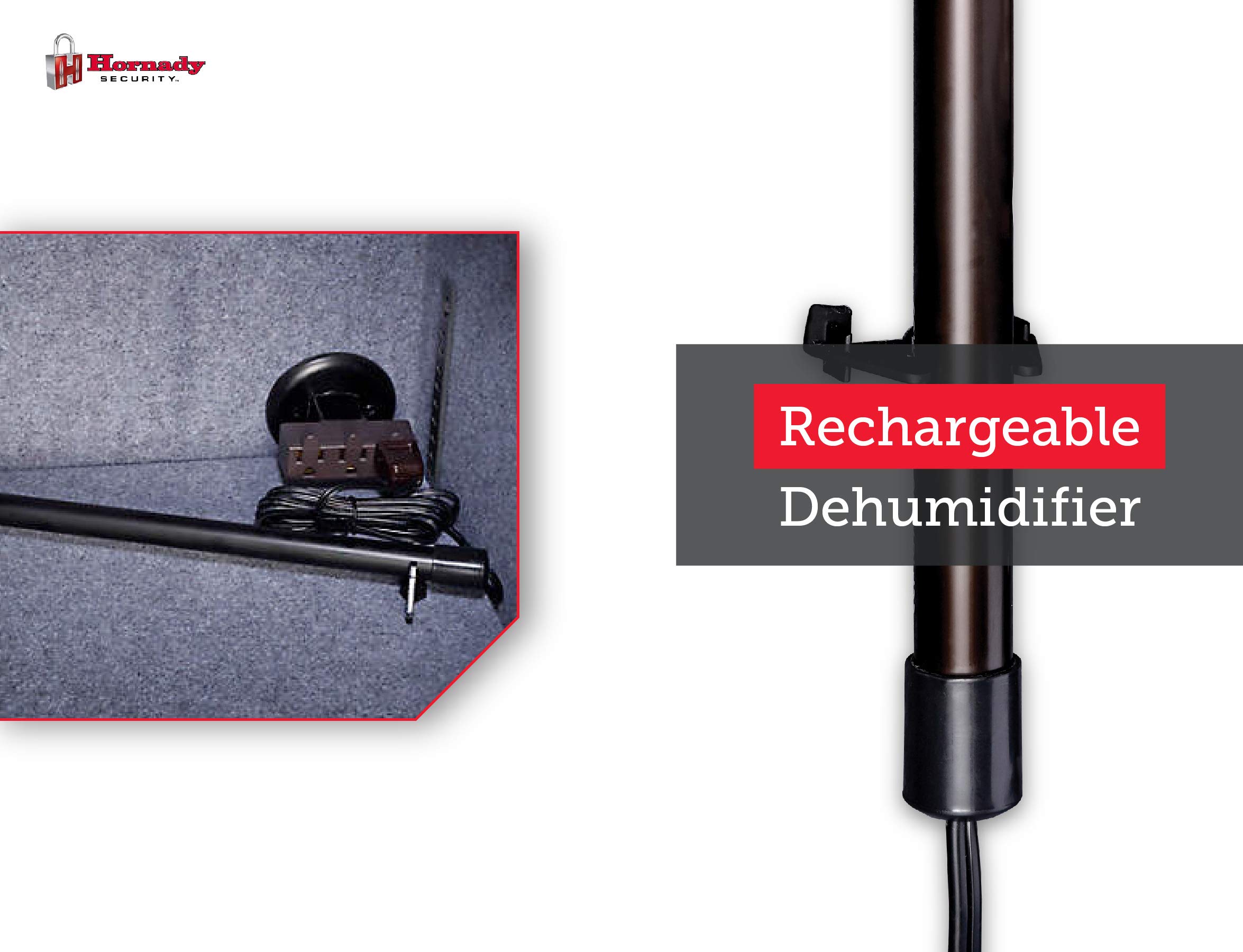 Buy Hornady Gun Safe Dehumidifier Rod 12 Inch, Black, 95903