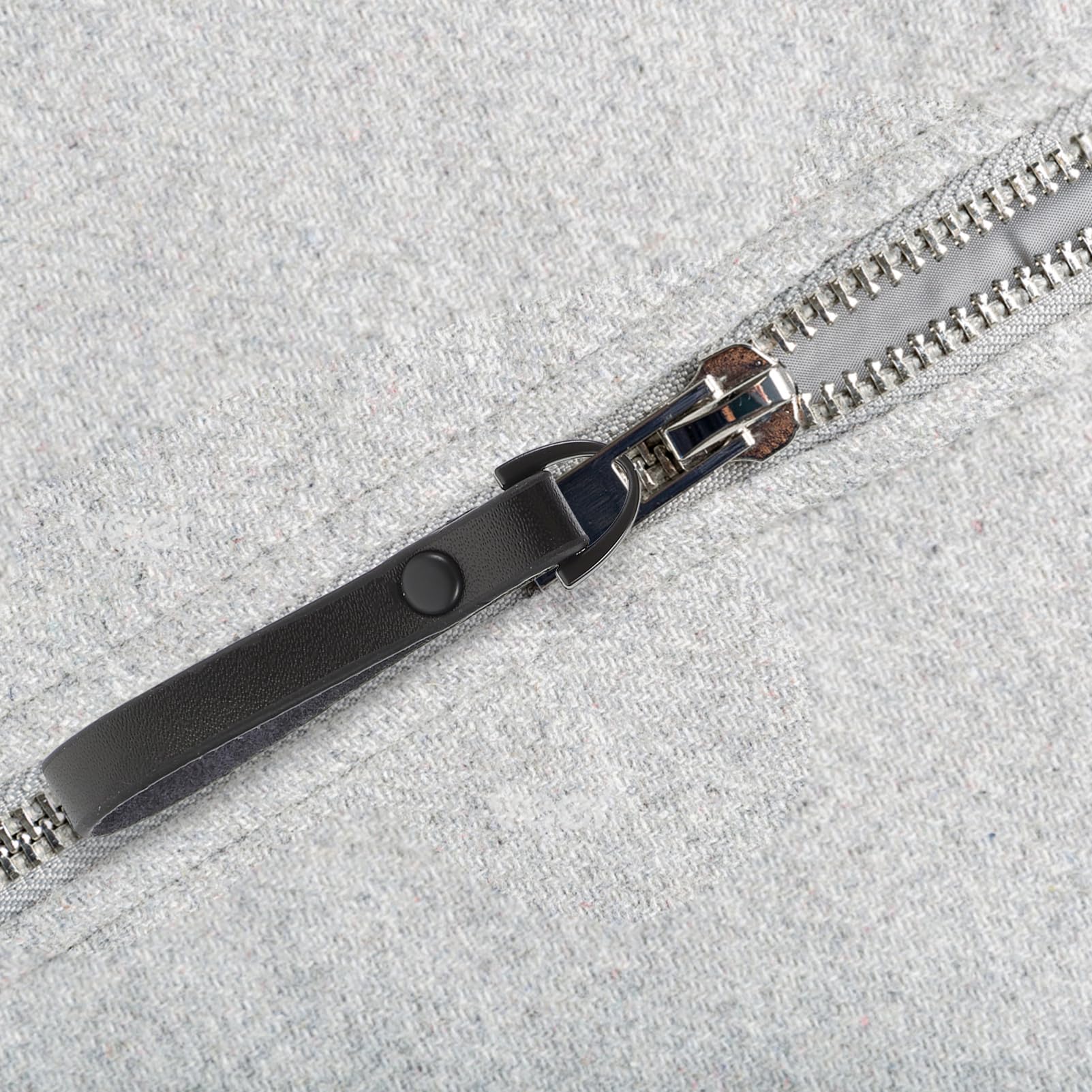 LALAFINA 5pcs Zipper Head Hanger Sliders Pull Zipper Pull Replacement Heavy Duty Boot Repair Kit Boot Puller Alloy Black