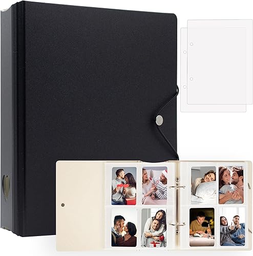 Álbum de fotos de 200 bolsillos para Fujifilm Instax Mini 11 12 9 8+ 8 7+ LiPlay Film, carpeta de tarjetas fotográficas para impresora Polaroid