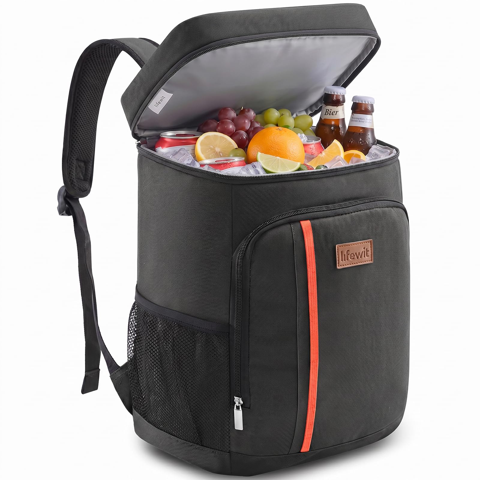 Lifewit Rucksack Kühler Wasserdicht Isoliert Weich Lunch Kühlrucksack Leicht Auslaufsicher Kühltasche für Männer Frauen Erwachsene für Arbeit Picknick Strand Camping Reisen Outdoor Aktivitäten