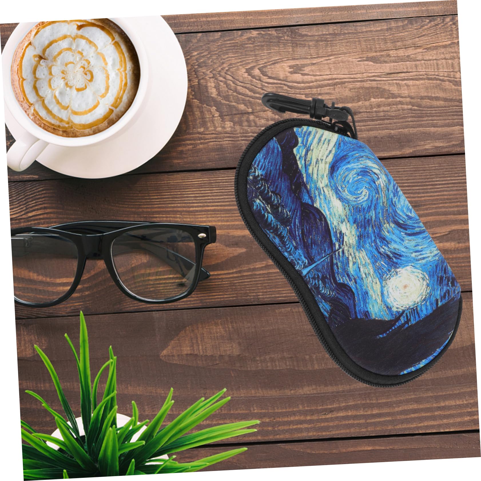 Ipetboom Bolsa Estuche De Anteojos Polarizado Titular De Gafas Titular De Las Gafas De Sol Estuche Para Gafas De Sol Organizador Estuches Para Gafas Cremallera Neopreno