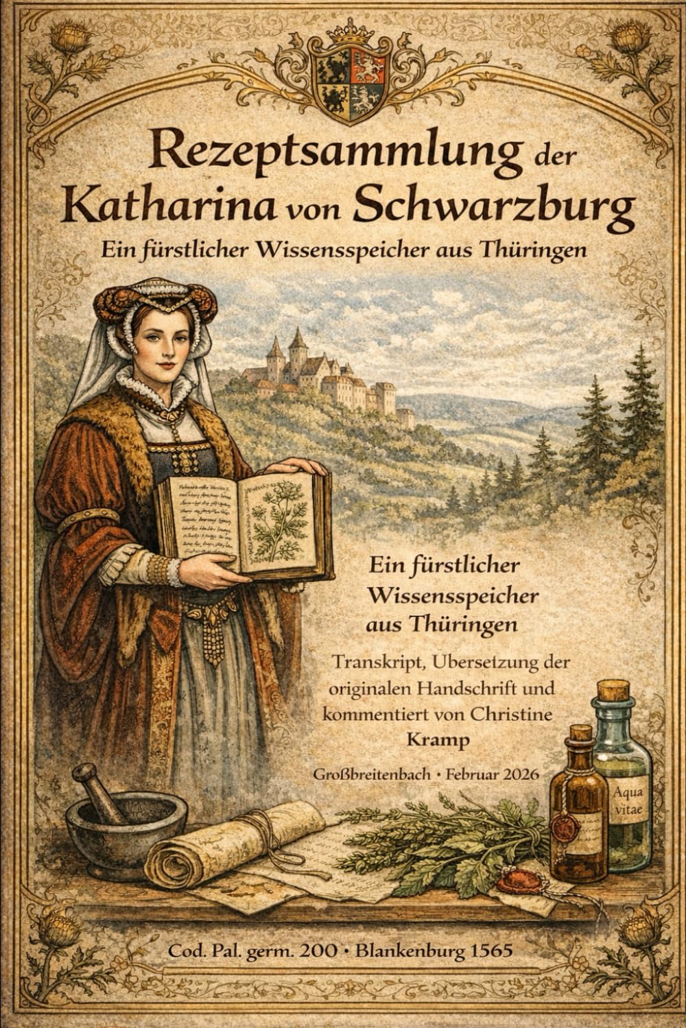 Katharina von Schwarzburg-Blankenburg: Rezeptsammlung 1565, Transkript, Übersetzung und Kommentar der Handschrift