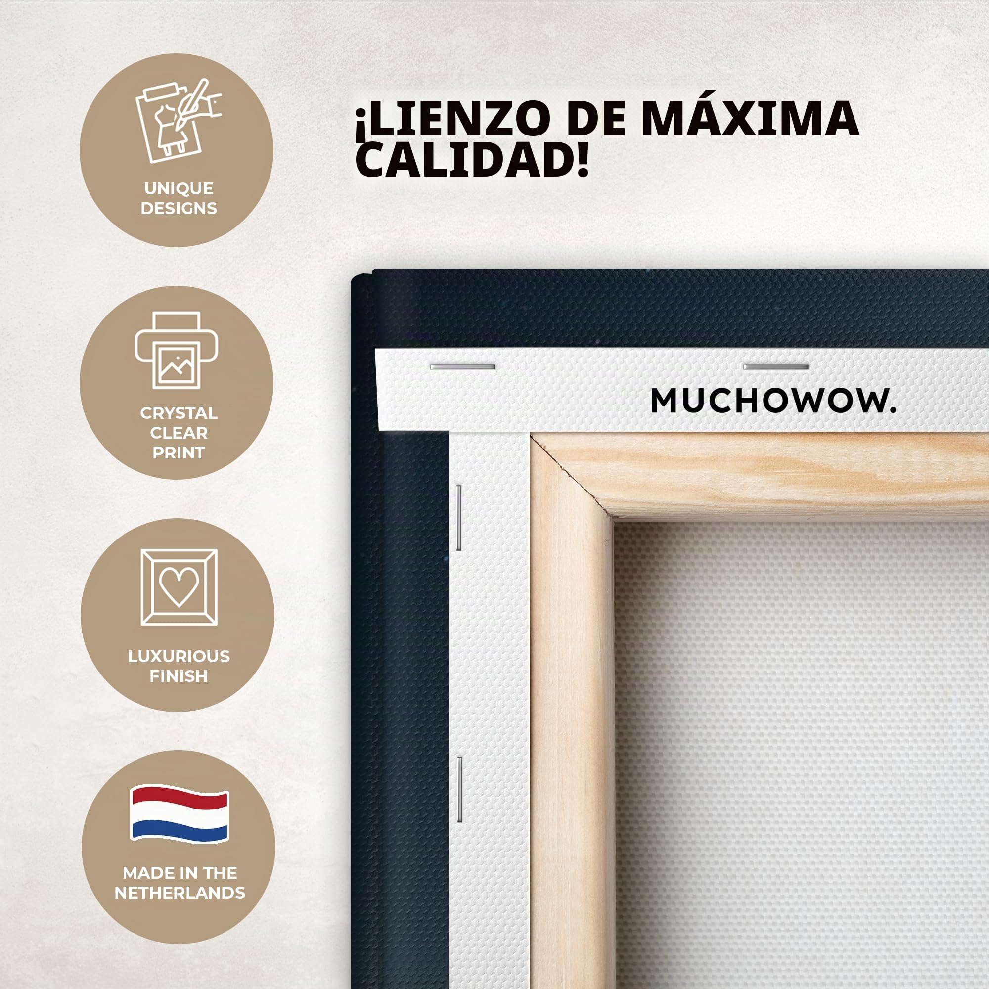 MuchoWow© Cuadros Salon Modernos 120x80 cm Adornos Pared Decorativos Dormitorio Lienzo Pinturas Quadro Decoración Marinas - Marineros - Faro - Mar - Niebla - Rocas - Marinera - Paisaje