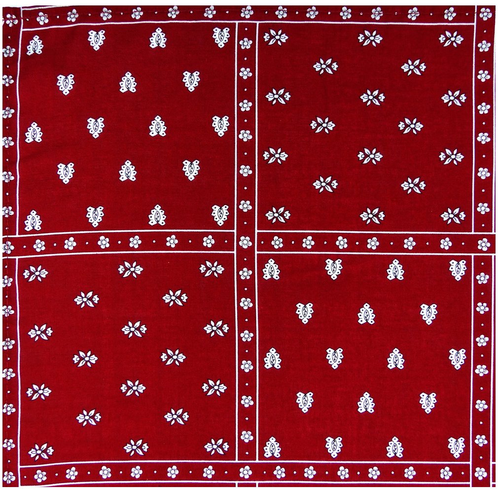 Foulard rouge patchwork 74x74 cm, une idée cadeau poétique et chic - 3
