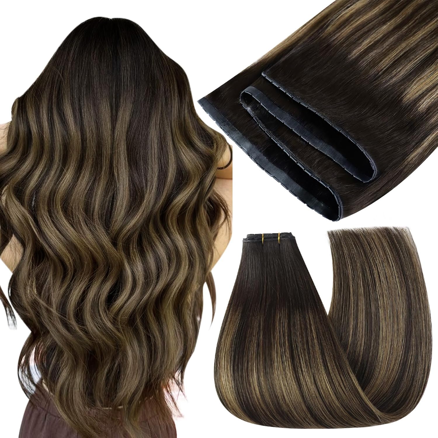Easyouth Extension Echthaar Weiche Textur Extensions Remy Haar