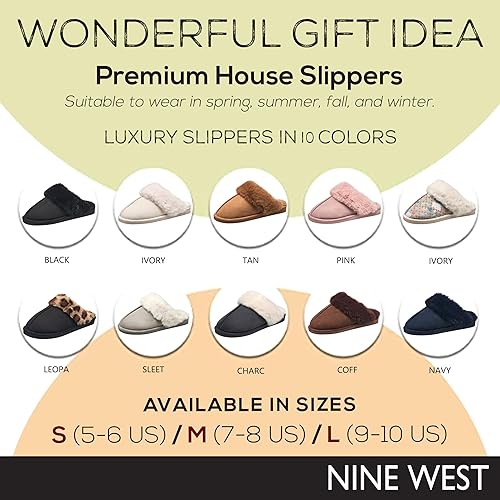 Miniatura 7 de Nine West Womens Scuff Slippers