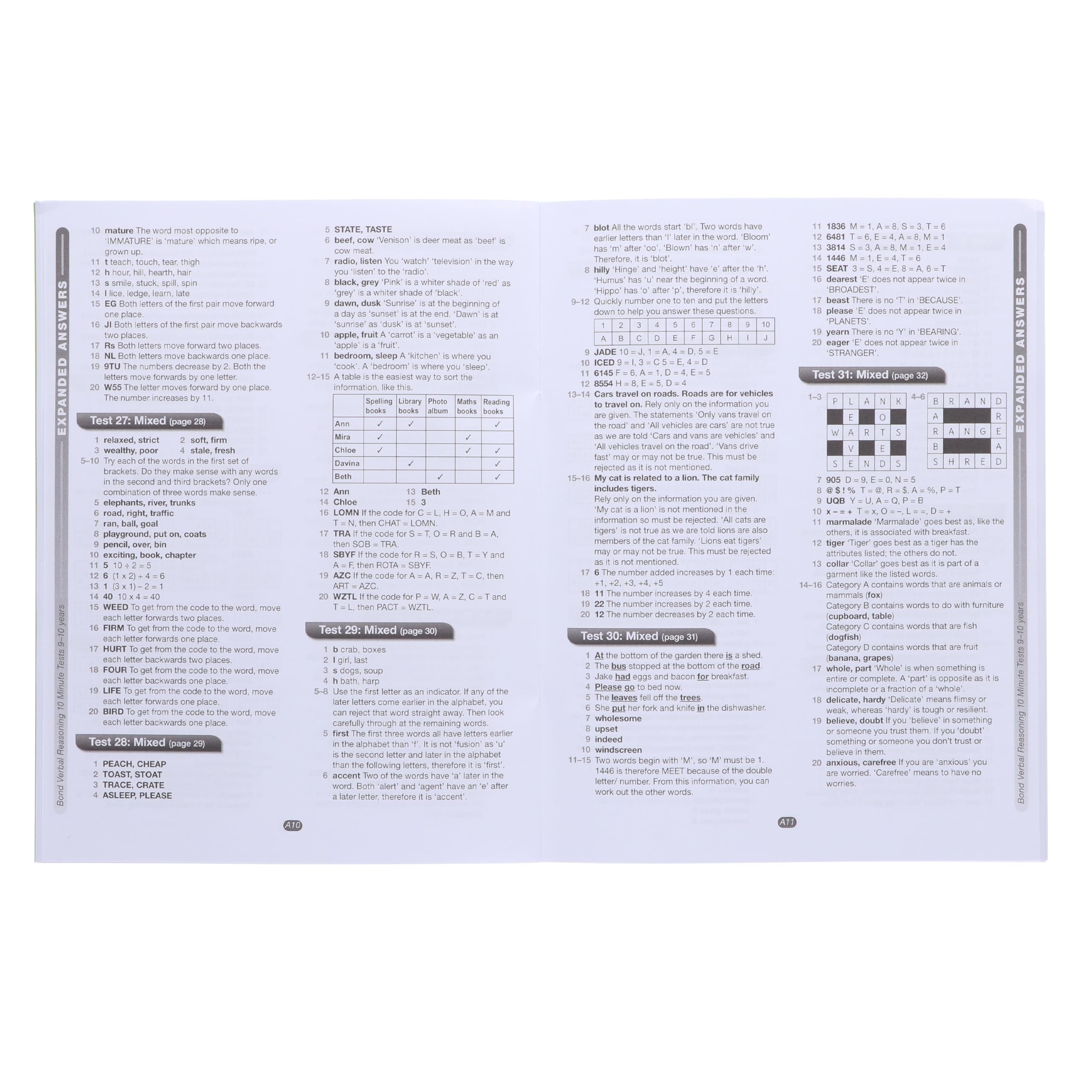 Bond 11+: Bond 11+ 10 Minute Tests 9-10 years Bundle (for GL Assessment & other 11 plus exams)