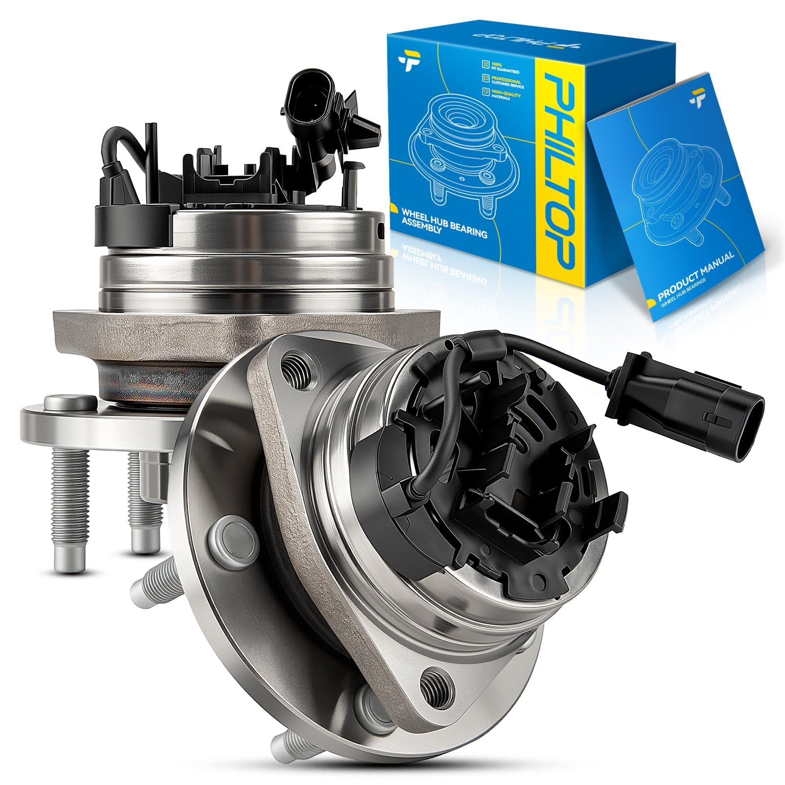 PHILTOP 513214 x2 Front Wheel Bearing Hub Assembly for Chevy Malibu